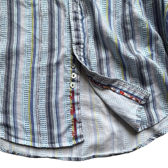 Robert Graham - Classic Fit Button Down Dress Shirt Size Medium - Picture 6 of 9